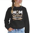 Mom Of The Grand Slammer Leopard Baseball Mom Women Crewneck Sweatshirt Mom Of The Grand Slammer Leopard Baseball Mom Women Crewneck Sweatshirt