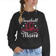 Mommy Baseball Mom Women Crewneck Sweatshirt Mommy Baseball Mom Women Crewneck Sweatshirt