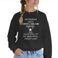 Mothering Boys Messy Loud Chaotic Baseball Mom Women Crewneck Sweatshirt Mothering Boys Messy Loud Chaotic Baseball Mom Women Crewneck Sweatshirt