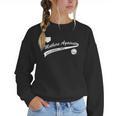 Mothers Against Baseball Pants Baseball Mom Women Crewneck Sweatshirt