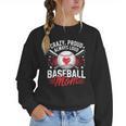 Proud Baseball Mom For Women Mom Baseball Mama Women Crewneck Sweatshirt Proud Baseball Mom For Women Mom Baseball Mama Women Crewneck Sweatshirt