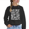 Proud Sassy Baseball Mom Women Crewneck Sweatshirt Proud Sassy Baseball Mom Women Crewneck Sweatshirt
