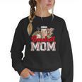 Retro Coffee Baseball Mama Mother's Day Baseball Mom Women Crewneck Sweatshirt Retro Coffee Baseball Mama Mother's Day Baseball Mom Women Crewneck Sweatshirt