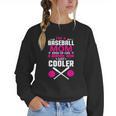 Self Expression Cool Baseball Mom Positive Thinking Women Crewneck Sweatshirt Self Expression Cool Baseball Mom Positive Thinking Women Crewneck Sweatshirt