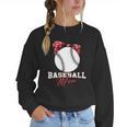 Softball Baseball Mom Floral Tee Mother's Day Women Crewneck Sweatshirt Softball Baseball Mom Floral Tee Mother's Day Women Crewneck Sweatshirt