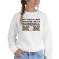Act Like a Lady Scream Like a Baseball Mom Mother Women Crewneck Sweatshirt Act Like a Lady Scream Like a Baseball Mom Mother Women Crewneck Sweatshirt