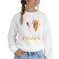 Ball Mom Heart Basketball Baseball Mom Premium Women Crewneck Sweatshirt Ball Mom Heart Basketball Baseball Mom Premium Women Crewneck Sweatshirt