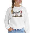 Baseball Lola Women BallPark Lola Baseball Mom Mother's Day Women Crewneck Sweatshirt Baseball Lola Women BallPark Lola Baseball Mom Mother's Day Women Crewneck Sweatshirt