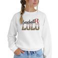 Baseball Lolo Women BallPark Lolo Baseball Mom Mother's Day Women Crewneck Sweatshirt Baseball Lolo Women BallPark Lolo Baseball Mom Mother's Day Women Crewneck Sweatshirt