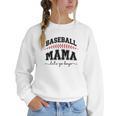 Baseball Mama Lets Go Boys Mother Baseball Mom Women Crewneck Sweatshirt Baseball Mama Lets Go Boys Mother Baseball Mom Women Crewneck Sweatshirt