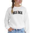Baseball Mama Rocks Lightning Baseball Mom Mother's Day Women Crewneck Sweatshirt Baseball Mama Rocks Lightning Baseball Mom Mother's Day Women Crewneck Sweatshirt