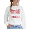 Baseball Mom Since 2000 Women Crewneck Sweatshirt Baseball Mom Since 2000 Women Crewneck Sweatshirt