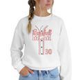Baseball Mom 30 Number 30 Jersey Team Numbered Jersey Women Crewneck Sweatshirt