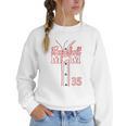 Baseball Mom 35 Number 35 Jersey Team Numbered Jersey Women Crewneck Sweatshirt