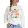 Baseball Mom Celebrate Motherhood In Style Women Crewneck Sweatshirt