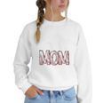 Baseball Mom Cute Baseball Mama Proud Senior Baseball Player Premium Women Crewneck Sweatshirt