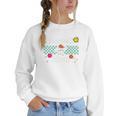 Baseball Mom Cute Retro Look Mothers Will Love Premium Women Crewneck Sweatshirt Baseball Mom Cute Retro Look Mothers Will Love Premium Women Crewneck Sweatshirt
