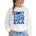 In My Baseball Mom Ear Blue Women Crewneck Sweatshirt