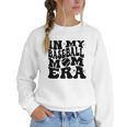 In My Baseball Mom Era Mom Life Game Day Vibes Mama Women Crewneck Sweatshirt In My Baseball Mom Era Mom Life Game Day Vibes Mama Women Crewneck Sweatshirt