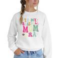 In My Baseball Mom Era Baseball Mama Premium Women Crewneck Sweatshirt
