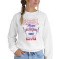 Baseball Mom Loud & Proud Since 1970 Raglan Baseball Tee Women Crewneck Sweatshirt Baseball Mom Loud & Proud Since 1970 Raglan Baseball Tee Women Crewneck Sweatshirt