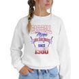 Baseball Mom Loud & Proud Since 1980 Raglan Baseball Tee Women Crewneck Sweatshirt Baseball Mom Loud & Proud Since 1980 Raglan Baseball Tee Women Crewneck Sweatshirt