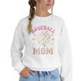 Baseball Mom Mama Mother's Dog In My Baseball Mom Era Women Crewneck Sweatshirt Baseball Mom Mama Mother's Dog In My Baseball Mom Era Women Crewneck Sweatshirt