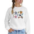 Baseball Mom Baseball Mama Women Crewneck Sweatshirt