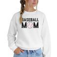 Baseball Mom Mommy Mama Mother's Day Women Retro Ball Sports Women Crewneck Sweatshirt Baseball Mom Mommy Mama Mother's Day Women Retro Ball Sports Women Crewneck Sweatshirt