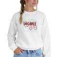 Baseball Mom Mommy Baseball Player Premium Women Crewneck Sweatshirt