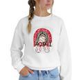 Baseball Mom Rainbow Boho Mommy Premium Women Crewneck Sweatshirt Baseball Mom Rainbow Boho Mommy Premium Women Crewneck Sweatshirt