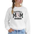 Baseball Mom Shirt Baseball Mama Loud And Proud Women Crewneck Sweatshirt