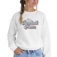 Baseball Mom Sporty Retro Baseball Team Momma Gray Women Crewneck Sweatshirt Baseball Mom Sporty Retro Baseball Team Momma Gray Women Crewneck Sweatshirt