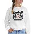 Baseball Mom Varsity Baseball Mama Cute Mother's Day Women Crewneck Sweatshirt Baseball Mom Varsity Baseball Mama Cute Mother's Day Women Crewneck Sweatshirt