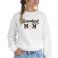 Baseball Mom Baseball Women Crewneck Sweatshirt