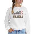 Baseball Nini Women BallPark Nini Baseball Mom Mother's Day Women Crewneck Sweatshirt Baseball Nini Women BallPark Nini Baseball Mom Mother's Day Women Crewneck Sweatshirt