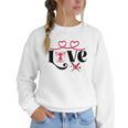 Baseball Softball Baseball Mom LOVE Baseball Women Crewneck Sweatshirt Baseball Softball Baseball Mom LOVE Baseball Women Crewneck Sweatshirt