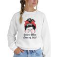 Class Of 2025 Baseball Mom Senior Graduation Graduate Women Women Crewneck Sweatshirt