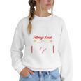 Crazy Proud Always Loud Baseball Mom Mother's Day Premium Women Crewneck Sweatshirt