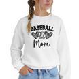 Custom Baseball Mom Number 69 Heart For Mom Women Crewneck Sweatshirt Custom Baseball Mom Number 69 Heart For Mom Women Crewneck Sweatshirt