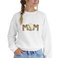 Cute Baseball Mom Leopard Print Mom For Mother's Day Women Crewneck Sweatshirt Cute Baseball Mom Leopard Print Mom For Mother's Day Women Crewneck Sweatshirt