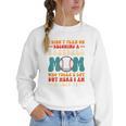 I Didn't Plan On Becoming a Baseball Mom Baseball Player Women Crewneck Sweatshirt I Didn't Plan On Becoming a Baseball Mom Baseball Player Women Crewneck Sweatshirt