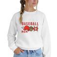 I'm A Baseball Mom Of Course I'm Broke Premium Women Crewneck Sweatshirt