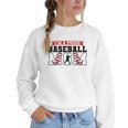 I'm a Proud Baseball Mom Baseball Women Crewneck Sweatshirt I'm a Proud Baseball Mom Baseball Women Crewneck Sweatshirt