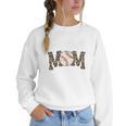 Leopard Baseball Mom Baseball Mama Retro Cute Mother's Day Premium Women Crewneck Sweatshirt Leopard Baseball Mom Baseball Mama Retro Cute Mother's Day Premium Women Crewneck Sweatshirt