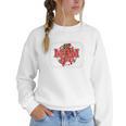 Mom Of Both Baseball Mom Mommy Premium Women Crewneck Sweatshirt Mom Of Both Baseball Mom Mommy Premium Women Crewneck Sweatshirt