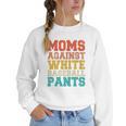 Moms Against Baseball Pants Baseball Mom Mother Women Crewneck Sweatshirt Moms Against Baseball Pants Baseball Mom Mother Women Crewneck Sweatshirt