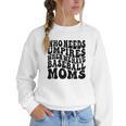 Who Needs Umpires When We Have Baseball Moms Baseball Women Crewneck Sweatshirt Who Needs Umpires When We Have Baseball Moms Baseball Women Crewneck Sweatshirt