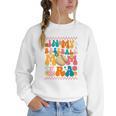 Retro Groovy In My Baseball Mom Era Happy Women Premium Women Crewneck Sweatshirt Retro Groovy In My Baseball Mom Era Happy Women Premium Women Crewneck Sweatshirt