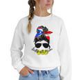 Softball Mom Puerto Rican Mom Spanish Baseball Mom Tote Women Crewneck Sweatshirt Softball Mom Puerto Rican Mom Spanish Baseball Mom Tote Women Crewneck Sweatshirt